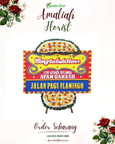 Bunga Papan Congratulation di Parakannyasag